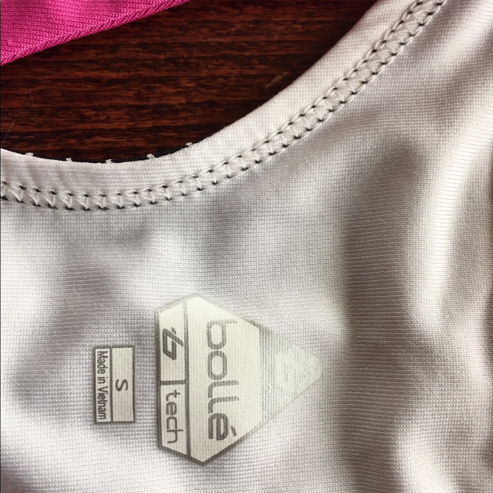 Bolle black and hot pink workout tank top - Picture 2 of 3